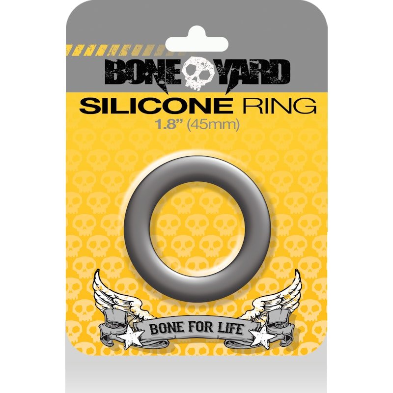 Boneyard Silicone Ring 45mm Grey - Adult Toys