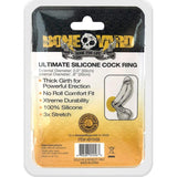 Boneyard Ultimate Silicone Cock Ring – Yellow Durable Stretch Ring - Adult Toys