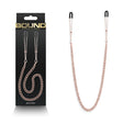 Bound Nipple Clamps - DC3 - Rose Gold - Rose Gold Nipple Clamps with Chain - BONDAGE - TOYS