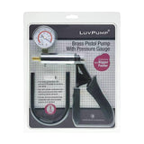 Brass Pistol Pump with Gauge and Hose - Adult Toys