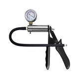 Brass Pistol Pump with Gauge and Hose - Adult Toys