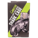 Brutus Shark Chastity Cage Clear - Adult Toys