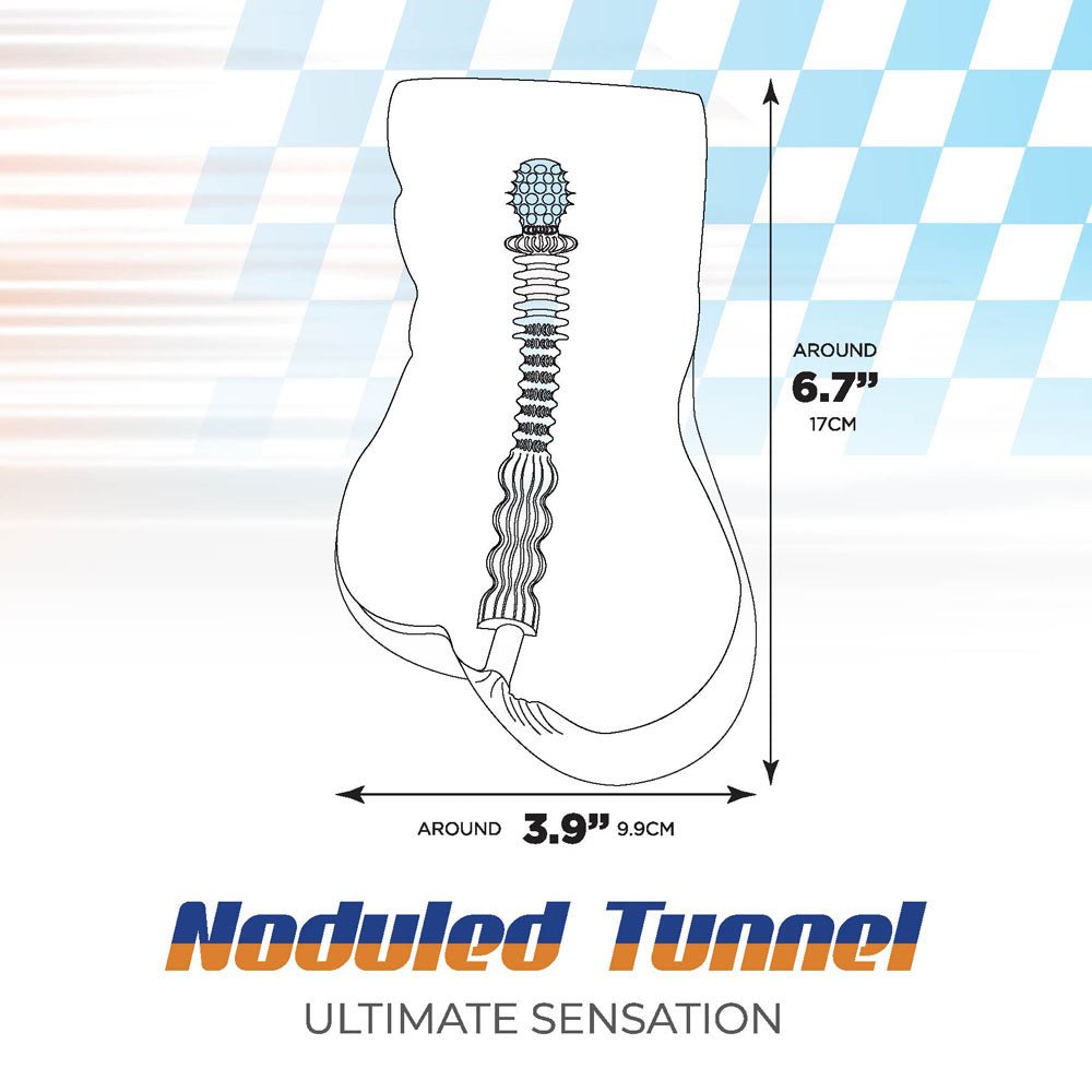 Bulky Sip - Flesh Mini Doggy - Style Stroker - MASTURBATORS