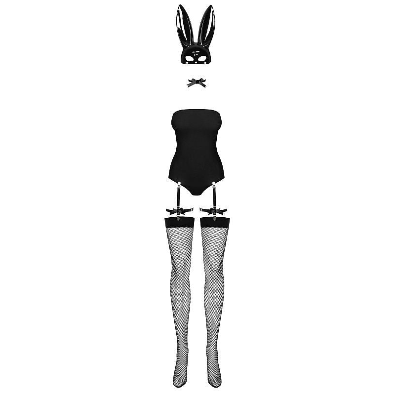 Bunny Mask Costume 5 Pc - Lingerie