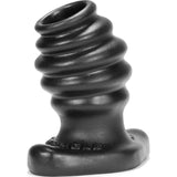 Butthole - 2 Hollow Plug Medium Black - Adult Toys