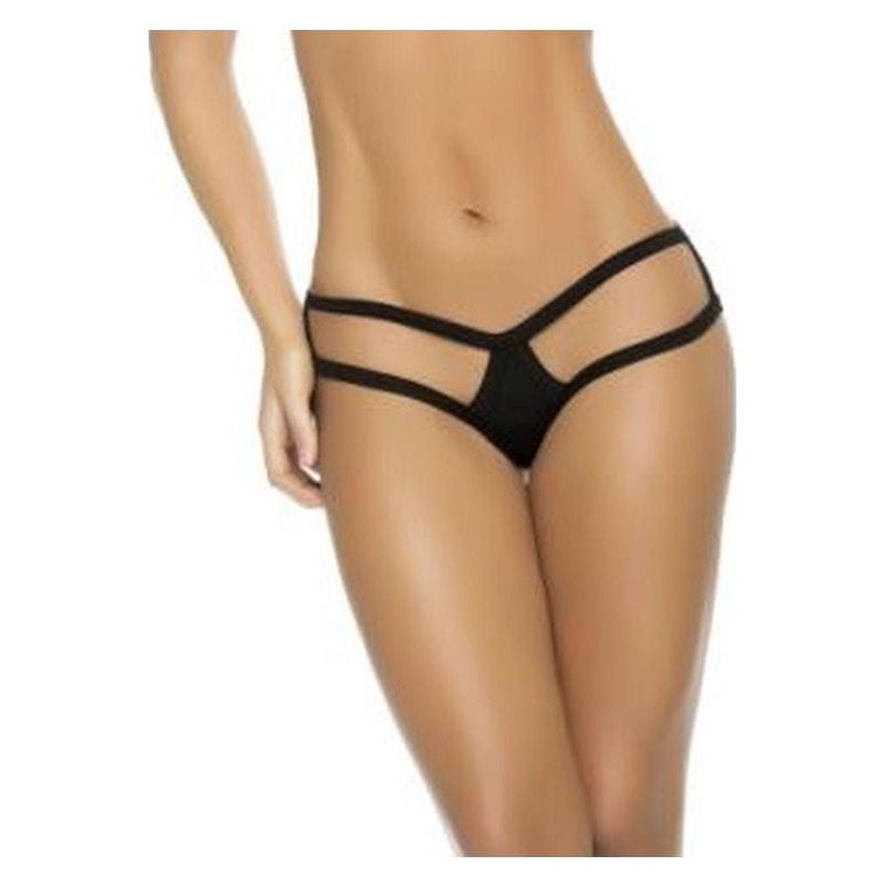 Cage Pantie Black - Lingerie