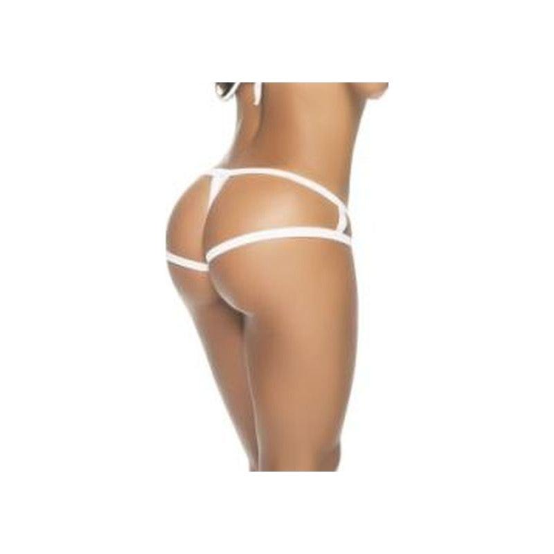 Cage Pantie White - Lingerie