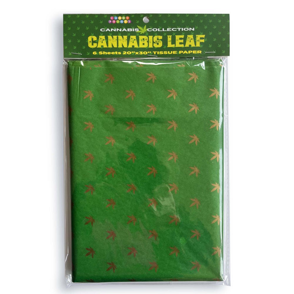 Cannabis Leaf Tissue Paper Sheets - 6 Pack - Naughty by Nature Adult Store