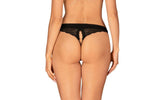 Chemeris Crotchless Panties Black - Lingerie
