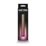 Chroma Sunrise Large - Metallic Pink/Gold Rechargeable Vibrator - VIBRATORS