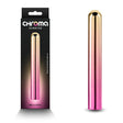 Chroma Sunrise Large - Metallic Pink/Gold Rechargeable Vibrator - VIBRATORS