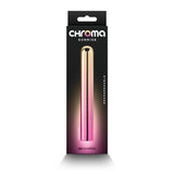 Chroma Sunrise Large - Metallic Pink/Gold Rechargeable Vibrator - VIBRATORS