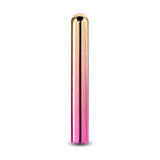 Chroma Sunrise Large - Metallic Pink/Gold Rechargeable Vibrator - VIBRATORS