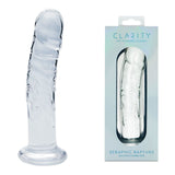 Clarity - Seraphic Rapture 17.8 cm Glass Dildo - GLASS TOYS