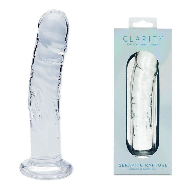 Clarity - Seraphic Rapture 17.8 cm Glass Dildo - GLASS TOYS