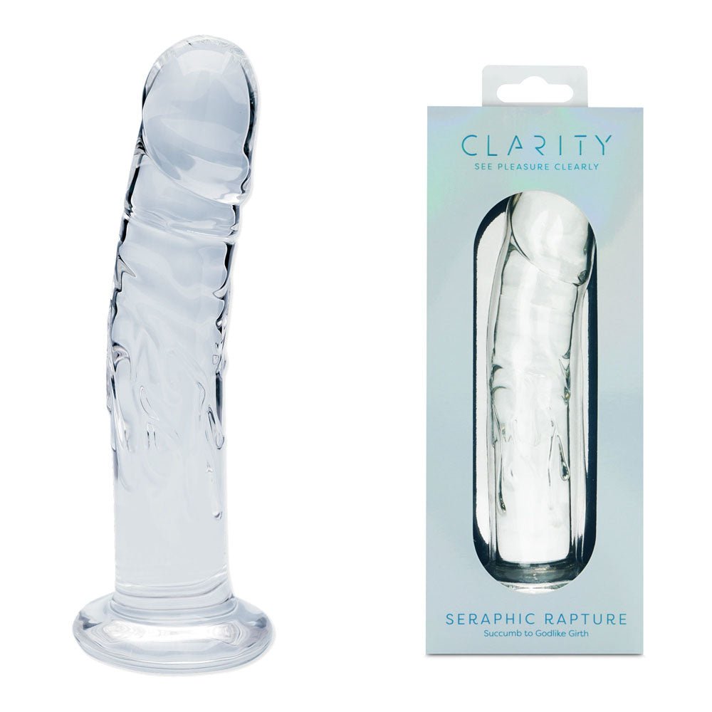 Clarity - Seraphic Rapture 17.8 cm Glass Dildo - GLASS TOYS