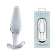 Clarity - Utopian Floret - Clear 11 cm Glass Butt Plug - GLASS TOYS