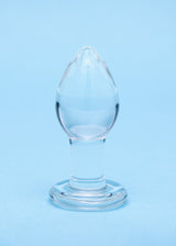 Clarity - Utopian Trinity Glass Butt Plugs - Set of 3 Sizes - GLASS TOYS