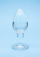 Clarity - Utopian Trinity Glass Butt Plugs - Set of 3 Sizes - GLASS TOYS