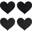 Classic Black Hearts Pasties - Lingerie