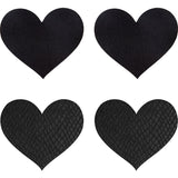 Classic Black Hearts Pasties - Lingerie