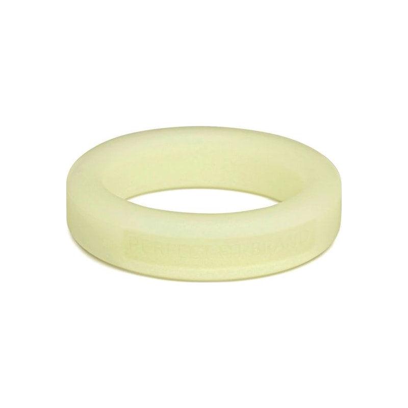 Classic Silicone Medium Stretch Penis Ring 36mm Glow In The Dark - Adult Toys