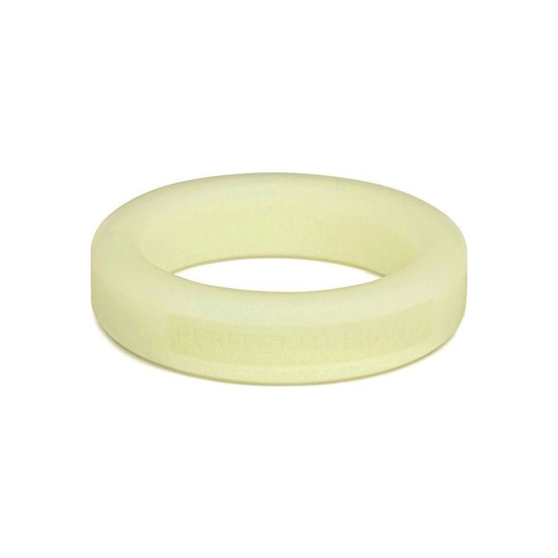 Classic Silicone Medium Stretch Penis Ring 36mm Glow In The Dark - Adult Toys