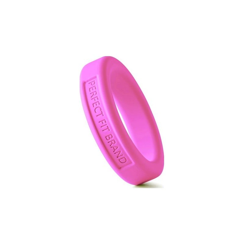 Classic Silicone Medium Stretch Penis Ring 36mm Pink - Adult Toys