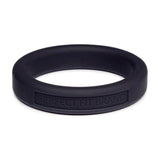 Classic Silicone Medium Stretch Penis Ring 44mm Black - Adult Toys