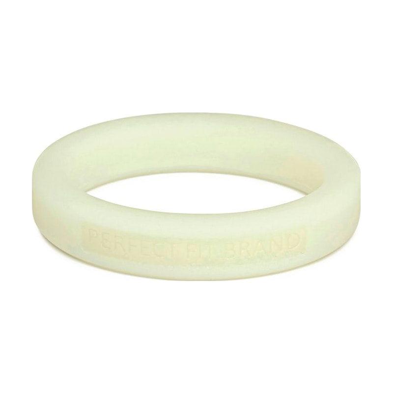 Classic Silicone Medium Stretch Penis Ring 44mm Glow In The Dark - Adult Toys