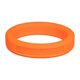 Classic Silicone Medium Stretch Penis Ring 44mm Orange - Adult Toys