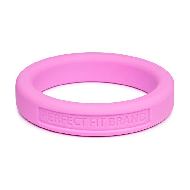 Classic Silicone Medium Stretch Penis Ring 44mm Pink - Adult Toys