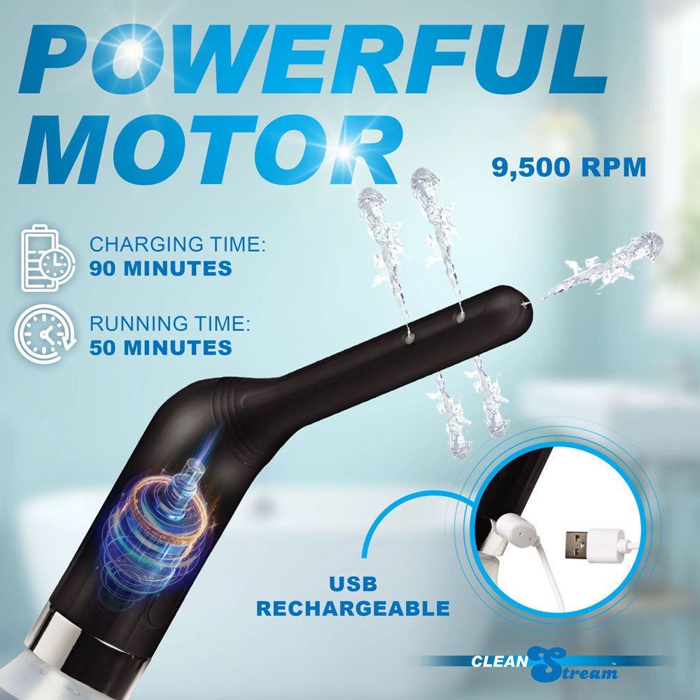 CleanStream Automatic Enema Set - Rechargeable Douche - Naughty by Nature Adult Store