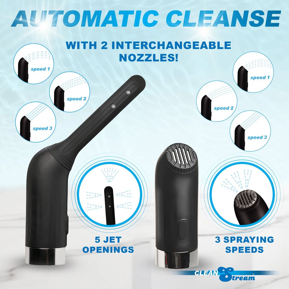 CleanStream Automatic Enema Set - Rechargeable Douche - Naughty by Nature Adult Store