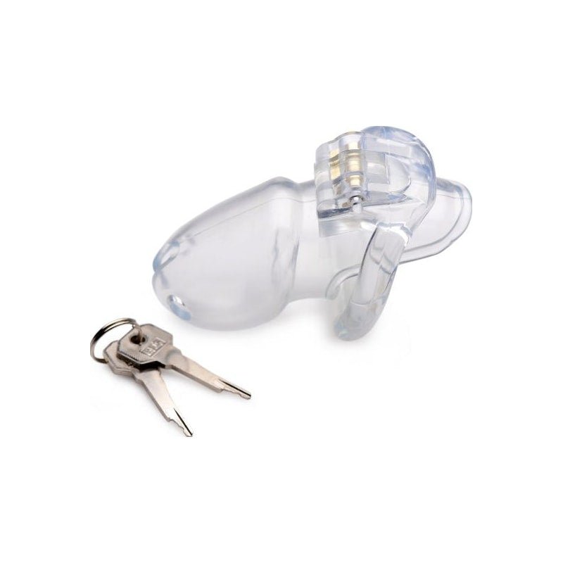 Clear Captor Chastity Cage Large - Adult Toys