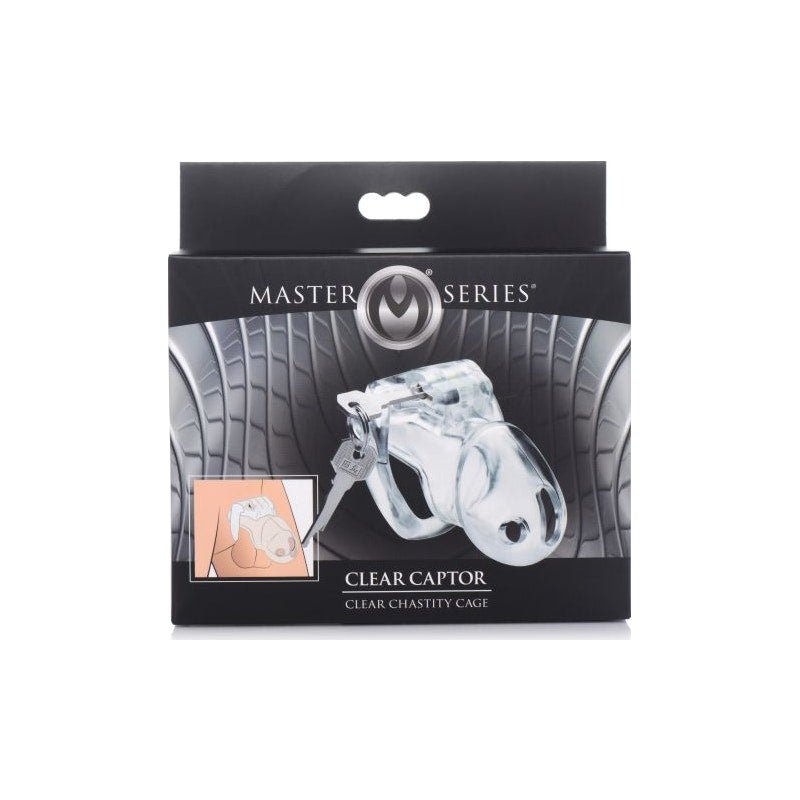 Clear Captor Chastity Cage Small - Adult Toys