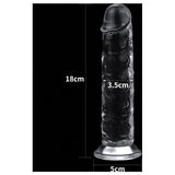 Clear Dildo 7in - Adult Toys