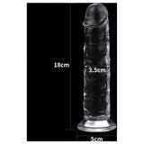 Clear Dildo 7in - Adult Toys