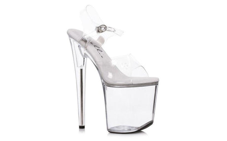 Clear Platform Sandal 8in - Lingerie