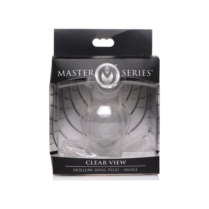 Clear View Hollow Anal Plug Small - Adult Toys