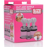 Clit And Nipple Suckers Set - Adult Toys