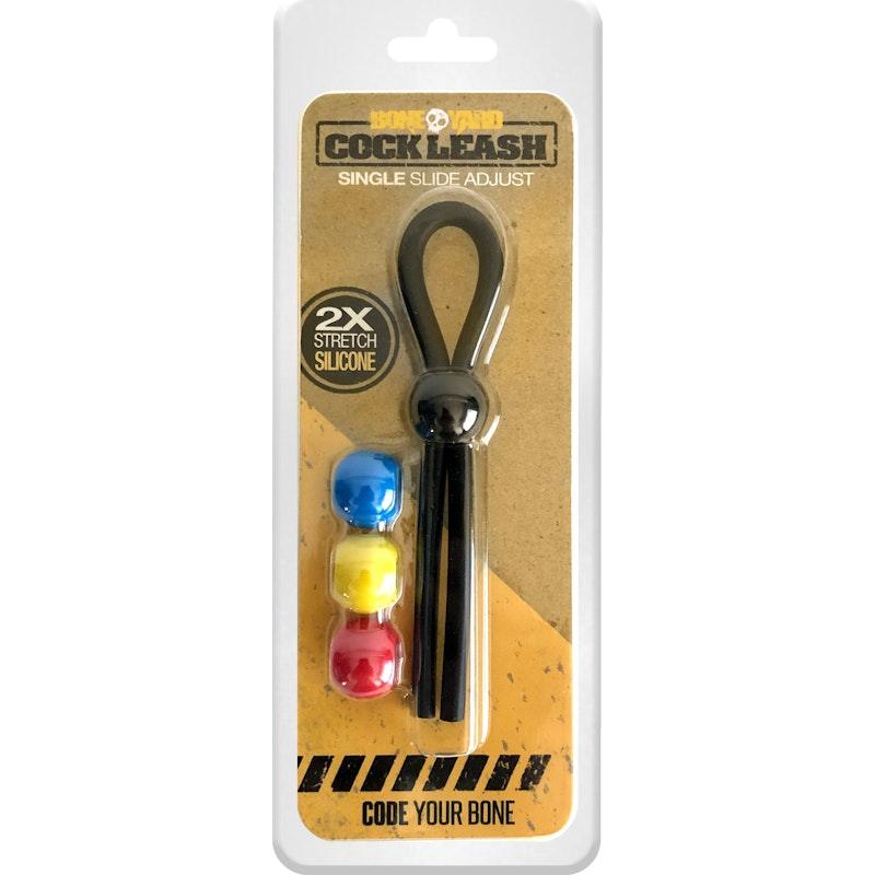 Cock Leash Single Black - Adult Toys
