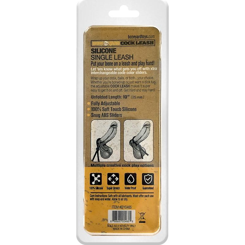 Cock Leash Single Black - Naughty by Nature Adult Store