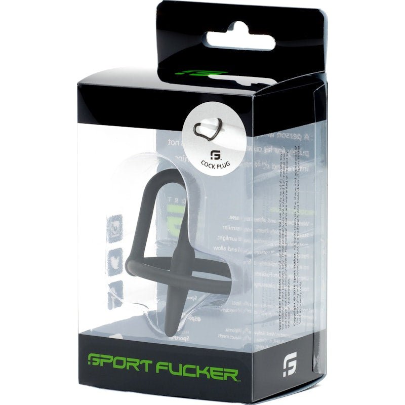 Cock Plug By Sport Fucker Black - Adult Toys