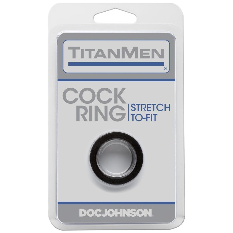 Cock Ring Black - Adult Toys