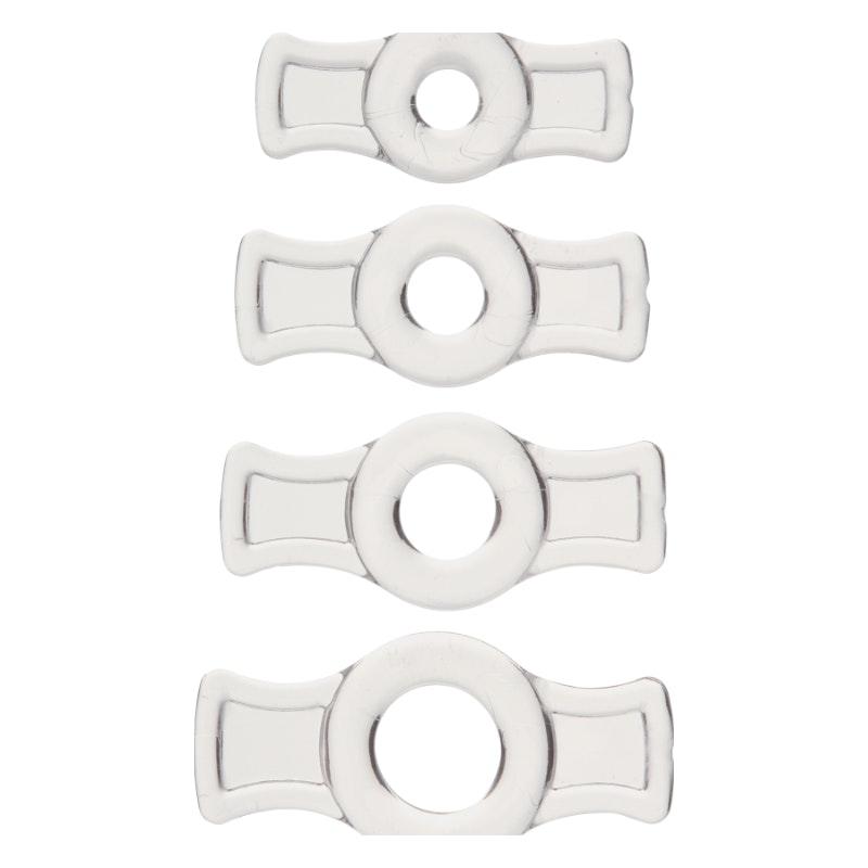 Cock Ring Set Clear - Naughty by Nature Adult Store