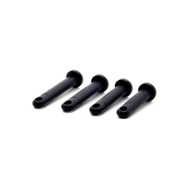 Cockcage Locking Pins Black 4 Pc - Adult Toys