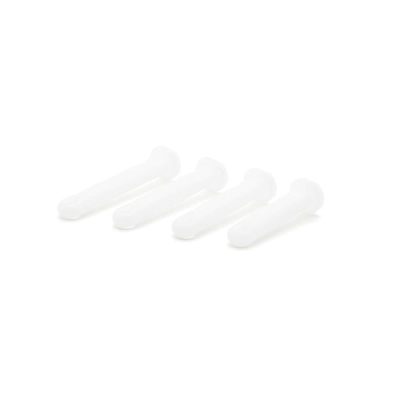 Cockcage Locking Pins White 4 Pc - Adult Toys
