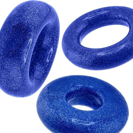 Cockpack 3 Pc Ring Set Blue - Naughty by Nature Adult Store