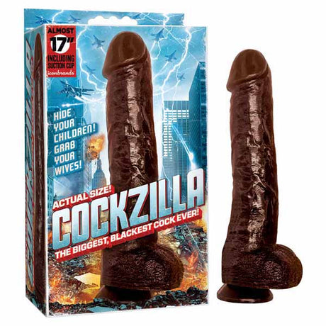 Cockzilla - Black 43 cm (17'') Dong - DONGS